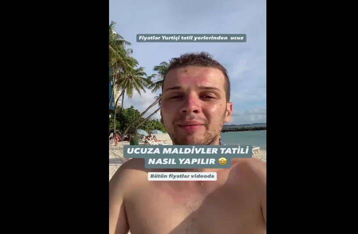 Maldivler'e giden Türk video çekip anlattı. Maldivler’de tatil Bodrum’dan daha ucuz 15